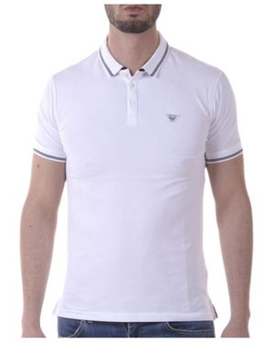 Armani Jeans Short-Sleeved Polo Shirt - White