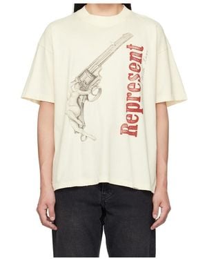 Represent Loaded With Love Crew Neck T-Shirt - White