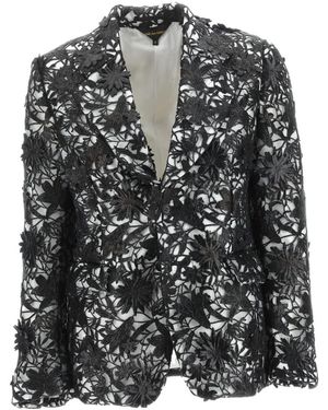 Comme des Garçons Comme Des Garçons Single-Breasted Tailored Blazer - Black