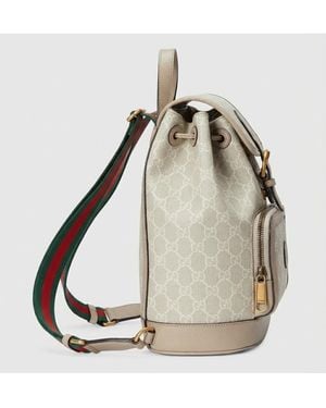 Gucci Interlocking G Backpack - Natural