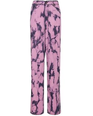 DARKPARK Alice Printed Fluid Wide Pants - Purple
