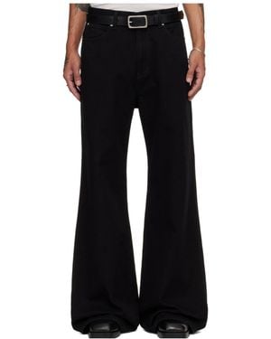 Lu'u Dan Belt Loop Jeans - Black