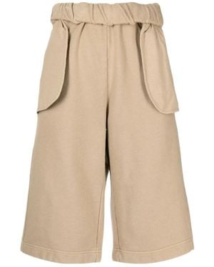 Dion Lee Cotton Knee-Length Shorts - Natural