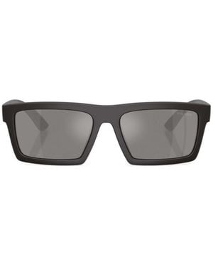 Prada Linea Rossa Prada Eyewear Rectangular Frame Sunglasses - White