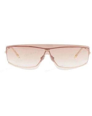 Isabel Marant Solidcolor Wraparound Sunglasses - Metallic