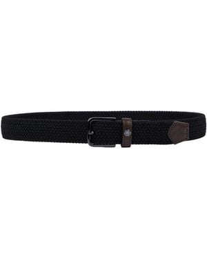 Paul & Shark Interwoven Belt - White