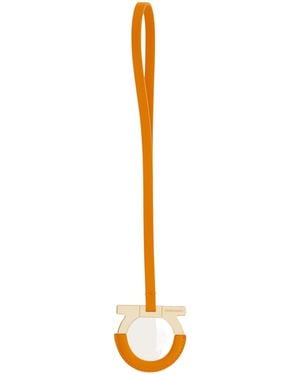 Ferragamo Gancini Pendant - White