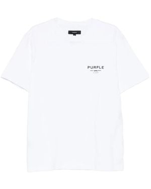 Purple Brand Short-Sleeved T-Shirt - White