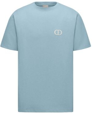 Dior Cd Icon T-Shirt, Relaxed Fit - Blue
