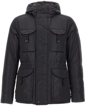 Peuterey Long-Sleeved Down Jacket - Black