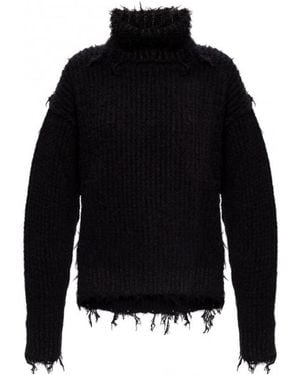 Moncler Knitted Pullover - Black