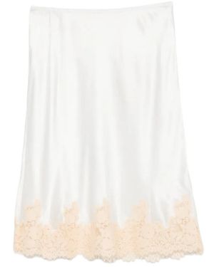Doen Elowette Lace Midi Skirt - White