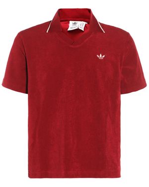 Adidas by Wales Bonner Adidas Originals X Wales Bonner Logo Embroidered Terry Polo Shirt
