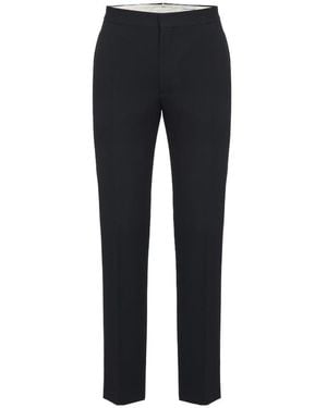 McQueen Tailored Cigarette Trousers - Blue