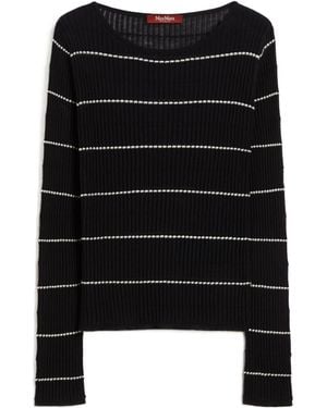 Max Mara Long Sleeve Jumper - Black