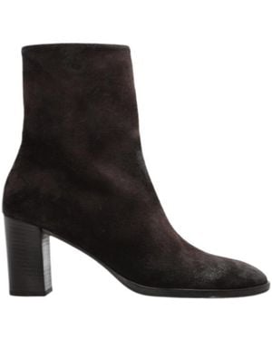Marsèll Round Toe Short Boots - Black