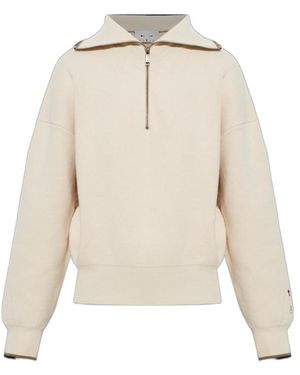 The Upside Kairo Half-Zip Jumper - Natural