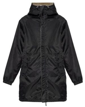 DSquared² Reversible Zip-Up Hooded Parka - Black