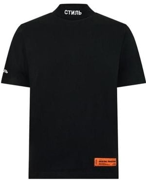 Heron Preston Short Sleeve T-Shirt - Black