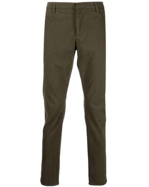 Dondup Slim Cut Stretched Chinos - Green