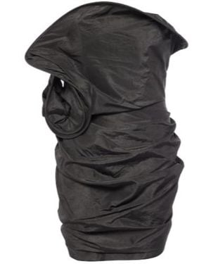 Magda Butrym Silk Taffeta Minidress - Black