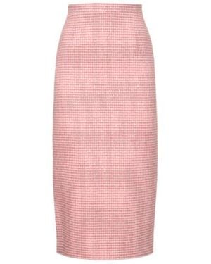 Alessandra Rich High-Waisted Sequined Skirt - Pink