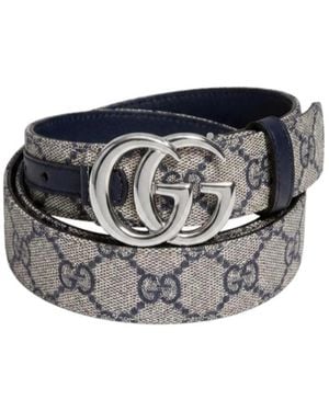 Gucci Cut Gg Marmont Reversible Belt - Multicolor