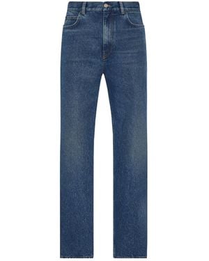 The Row Vanya Straight-Leg Jeans - Blue