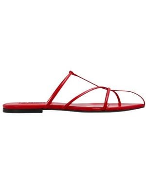 Jil Sander Strapped Sandals - Red
