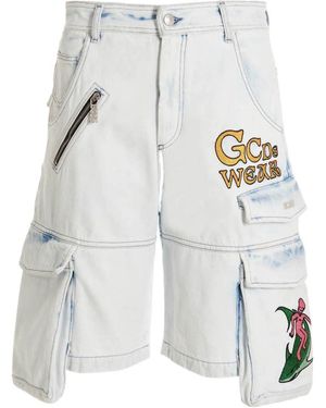 Gcds Logo Shorts - White