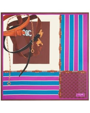 Celine Square - Blue