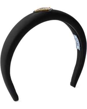 Prada Re-Nylon Padded Headband - Black