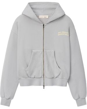 Fear Of God 90S Full Zip Hoodie - Grey
