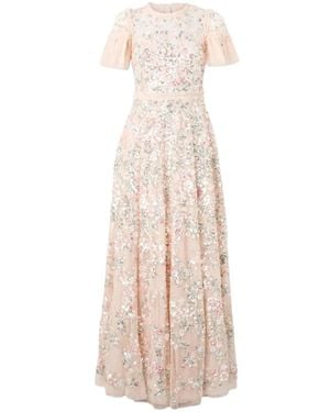Needle & Thread Dream Garland Gown - Natural