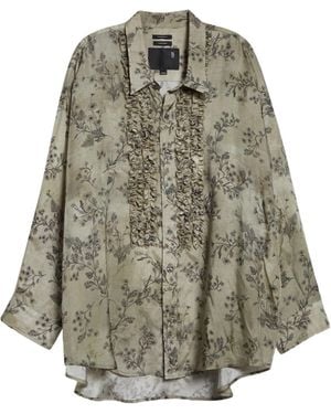 R13 Long-Sleeved Shirt - Gray