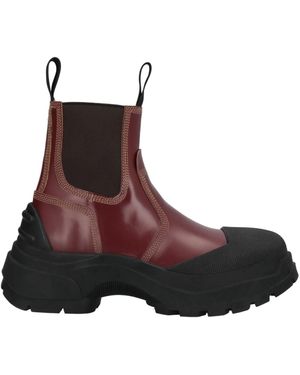 Maison Margiela Two-Tone Platform Boots - Brown