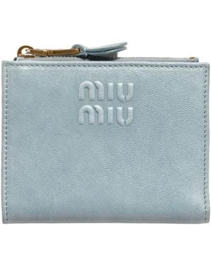 Miu Miu Zip-Around Wallet - Blue