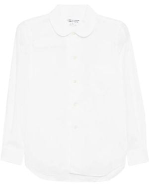 Comme des Garçons Round-Collar Shirt - White