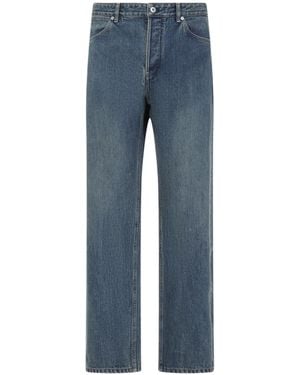Jil Sander Regular Denim Trousers - Blue