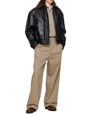 Nanushka Kinny Lapel Shirt - Black