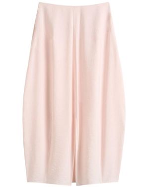 TOTEME Parachute Silk Blend Skirt - Pink