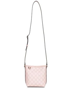 Gucci Gg Emblem Bucket Bag - Pink