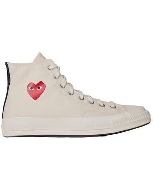 COMME DES GARÇONS PLAY High Top Sneakers - Pink