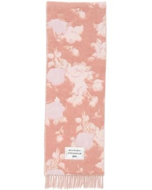 Acne Studios Fringed Scarf - Pink