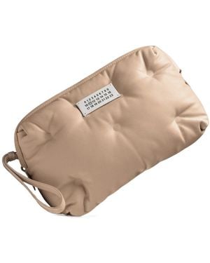 Maison Margiela Glam Slam Leather Shoulder Bag - Natural