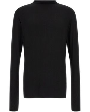 Thom Krom Roll-Neck Shirt - Black