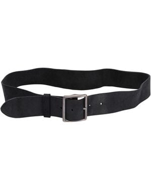 RRL Ralph Lauren Vintage Leather Belt - White