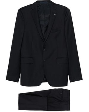 Tagliatore Long-Sleeved Suit - Black