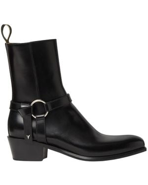 Fendi Double O Ankle Boots - Black