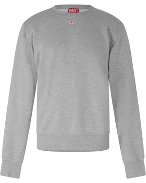DIESEL S-Ginn-D Over The Head Hoodie - Grey